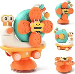Storio 5-in-1 Baby Suction Spinner Toy